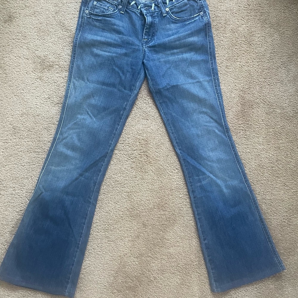 7 for all mankind Blue Flared Jeans